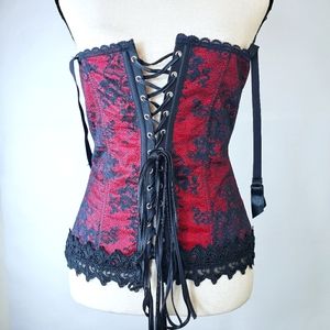 Frederick's of Hollywood lace up corset size 36